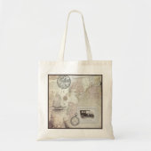 Tote Bag Voyage vintage (Devant)