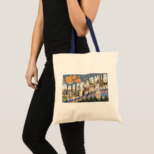 Tote Bag Voyage Vintage, Salutations des Pavots de Californ