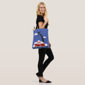 Tote Bag Voyageons (Sur le modèle)