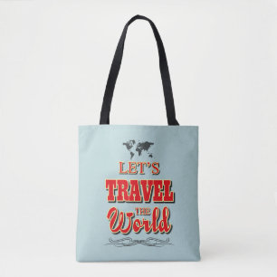 Tote Bag Voyageons dans le monde