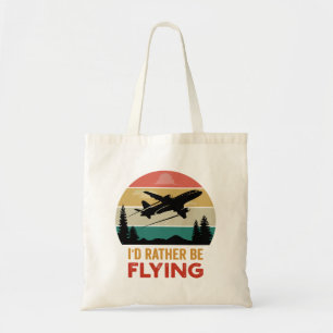 Tote Bag Voyager Aventure Avion Lover