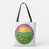 Tote Bag Voyager c'est vivre (réversible) (Dos)
