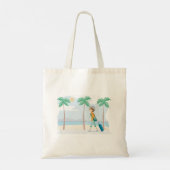 Tote Bag Voyageur de vacances Tropical Fun Beach Travel (Dos)