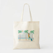 Tote Bag Voyageur de vacances Tropical Fun Beach Travel (Devant)