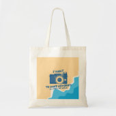 Tote Bag Voyageur moderne Globetrotter Backpacker  (Devant)