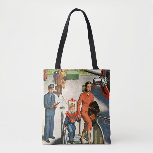 Tote Bag Voyageur spatial (Devant)