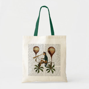 Tote Bag Voyagez un ballon à air chaud de Lune de La
