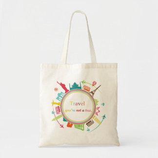 Tote Bag "voyagez, vous n'êtes pas un arbre"