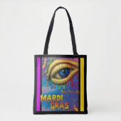 Tote Bag Voyez-vous à Mardi Gras Eye (Devant)