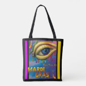 Tote Bag Voyez-vous à Mardi Gras Eye (Dos)