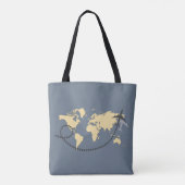 Tote Bag Voyons l'illustration du monde (Dos)