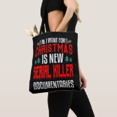 Tote Bag Vrai crime Amusant cadeau de Noël (De près)