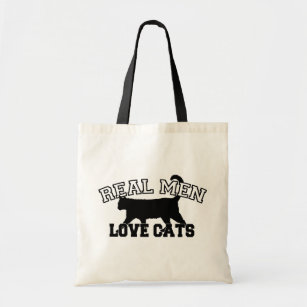 Tote Bag Vrais chats d'amour d'hommes
