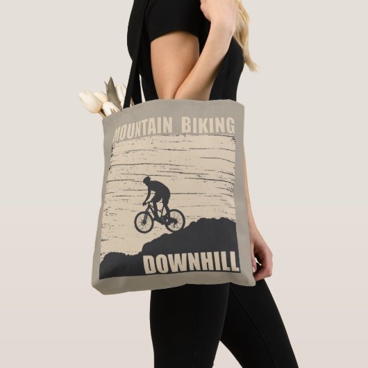 Tote Bag VTT Downhill (De près)