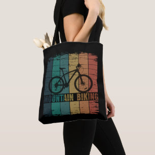 Tote Bag VTT montagne vintage