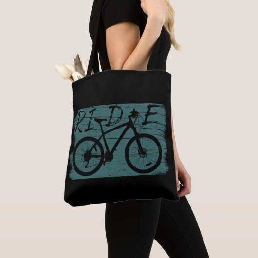 Tote Bag VTT vintage (De près)