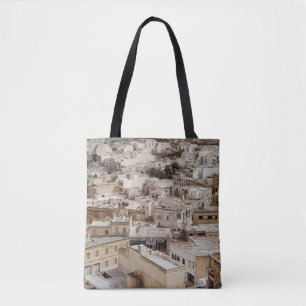 TOTE BAG VUE AÉRIENNE DE LA VILLE EN JOURNÉE