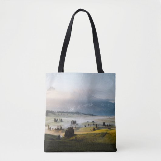 TOTE BAG VUE AÉRIENNE DES TERRES (Devant)