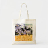 Tote Bag Vue d'Auvers avec l'église par Vincent van Gogh (Devant)