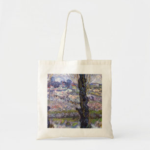Tote Bag Vue de jardin fleuri d'Arles de Van Gogh
