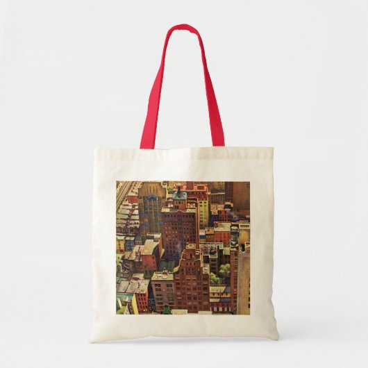 Tote Bag Vue de New York par John Falter (Devant)