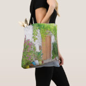 Tote Bag Vue de rue aquarelle (De près)