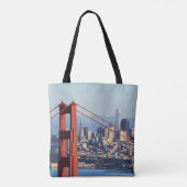 Tote Bag Vue de San Francisco par Golden Gate Bridge (Dos)