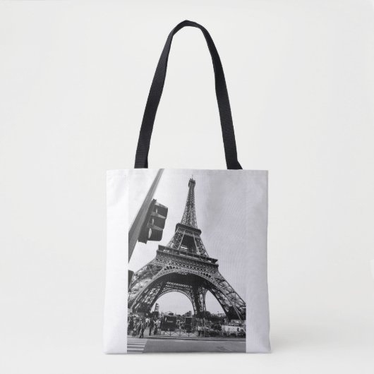 Tote Bag Vue décontractée de Tour Eiffel - simple et (Devant)