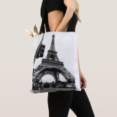 Tote Bag Vue décontractée de Tour Eiffel - simple et (De près)