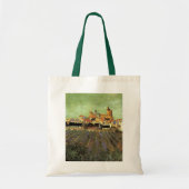 Tote Bag Vue des Saintes Maries par Vincent van Gogh (Devant)