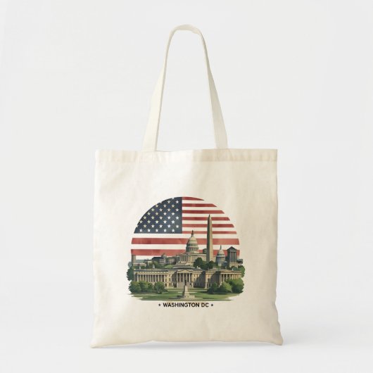 Tote Bag Vue panoramique de Washington DC (Devant)