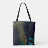 Tote Bag Vue Satellite Sur La Floride. (Dos)