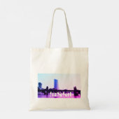 Tote Bag Vue sur Francfort, rivière, ponts, bâtiments (Dos)