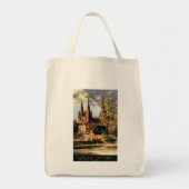 Tote Bag Vue sur la cathédrale de Lichfield (Devant)