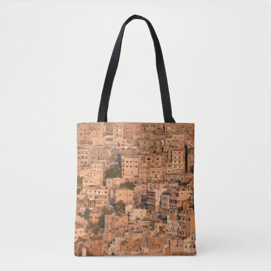 Tote Bag Vue sur la ville arabe. Amman. Jordanie. Moyen-Ori (Devant)
