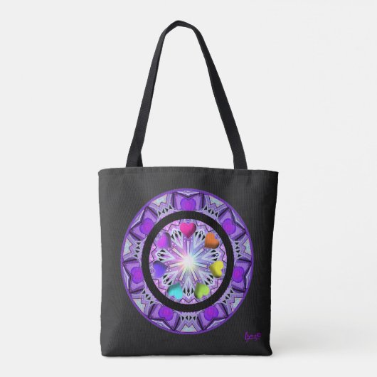 Tote Bag W2 pourpre (Dos)