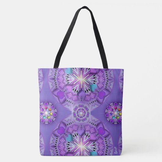 Tote Bag W2 pourpre (Devant)