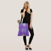 Tote Bag W2 pourpre (Sur le modèle)