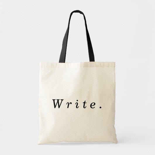 Tote Bag "W r I t E.", fourre-tout (Devant)