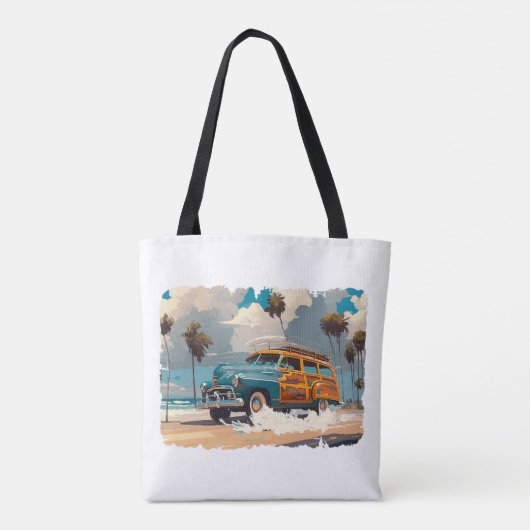 Tote Bag Wagon classique en bois (Dos)