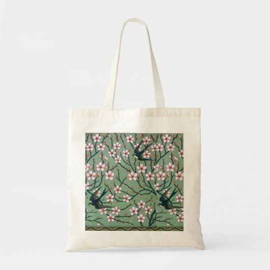 Tote Bag Walter Crane Hirondelles et amandes (Devant)