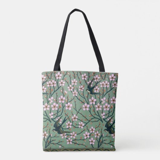 Tote Bag Walter Crane Swallows and Almonds (Dos)