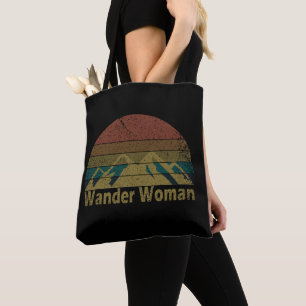 Tote Bag Wander femme randonnée camping vintage