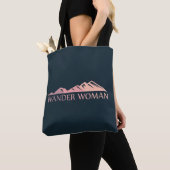 Tote Bag Wander woman randonnée camping (De près)