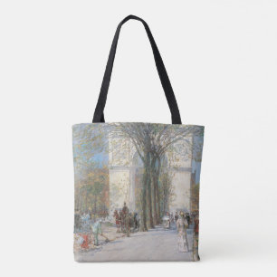Tote Bag Washington Arch, Spring de Frederick Childe Hassam