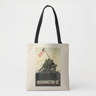 Tote Bag Washington, DC Mémorial de guerre du Corps marit