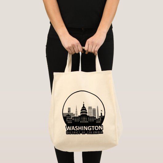 Tote Bag Washington DC Skyline (Devant (produit))