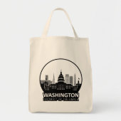 Tote Bag Washington DC Skyline (Devant)