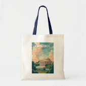 Tote Bag Washington DC Thomas Jefferson Memorial Travel Art (Devant)