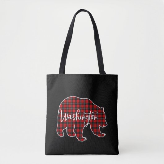Tote Bag Washington Retro Vintage Style Joyeux Noël (Devant)